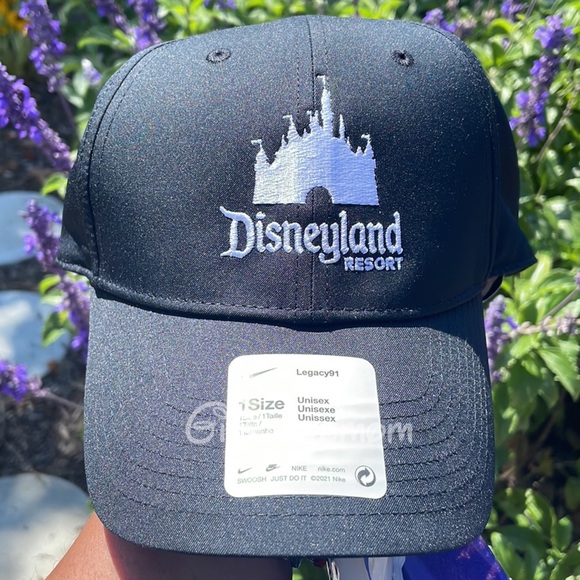 Disney Parks Disneyland Castle Black Nike Dri-Fit Hat